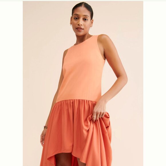 NWOT Hutch Colorblock Asymmetrical Dress Oversize - Picture 2 of 10